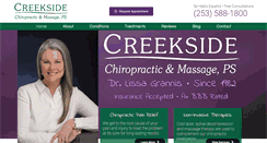 Desktop Screenshot of creeksidecare.com